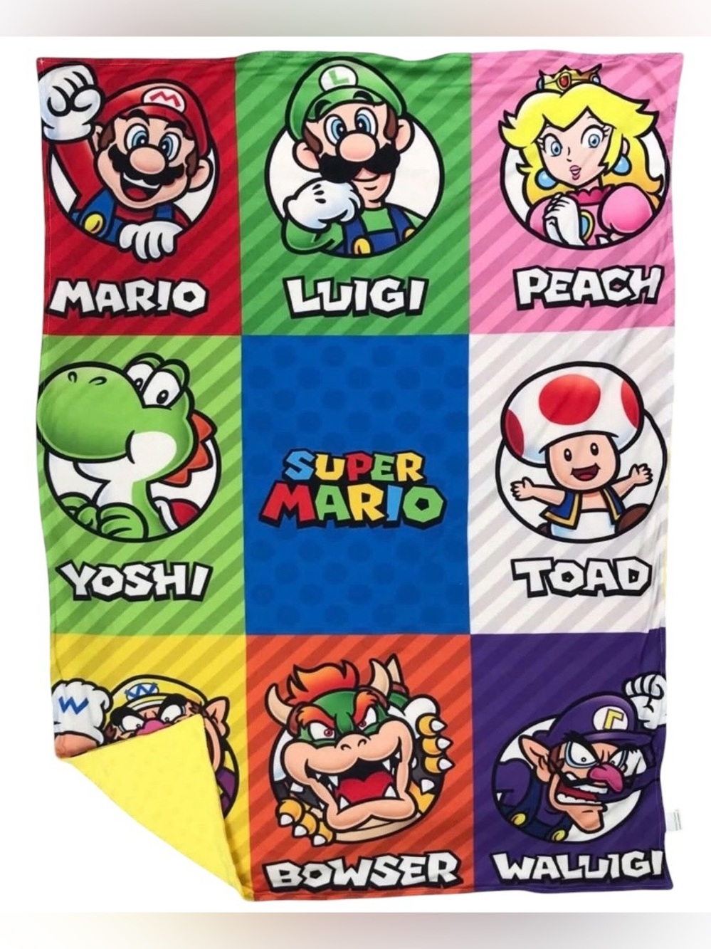 New Boutique Super Mario Kids‎ Unisex Minkys Blanket Soft Cozy Gift Gaming 30x40